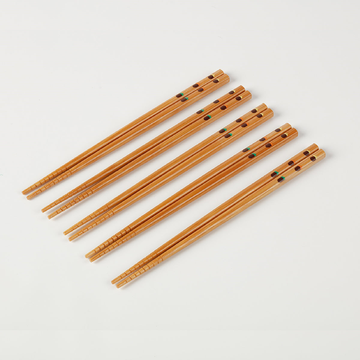 【家居】竹筷5雙組 松果