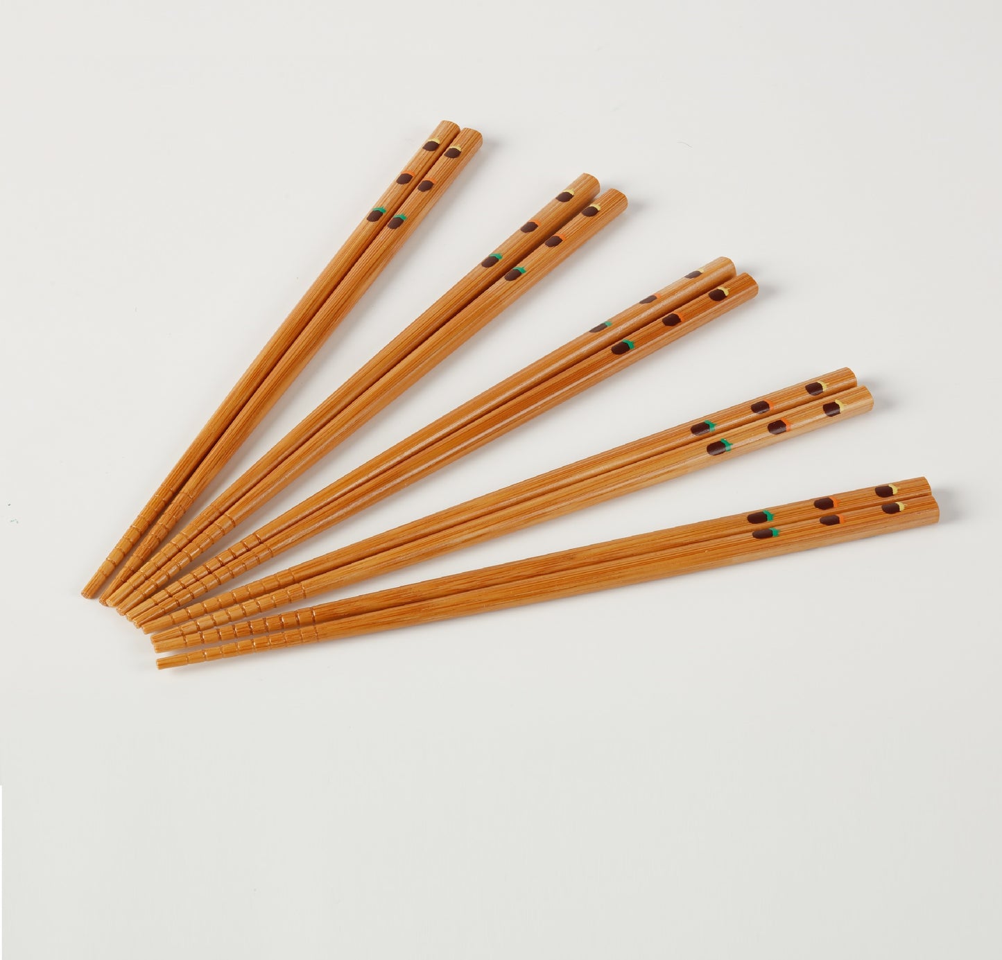 【家居】竹筷5雙組 松果