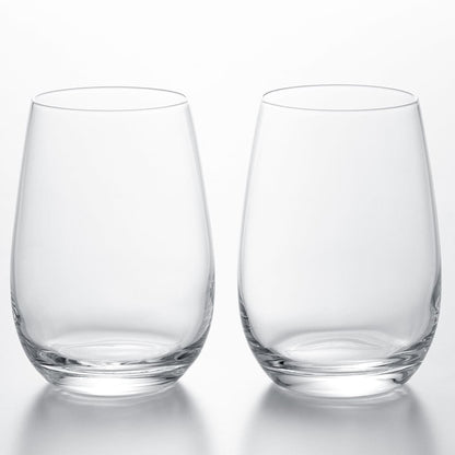 【家居】水杯酒杯兩用玻璃杯2只裝 370ml