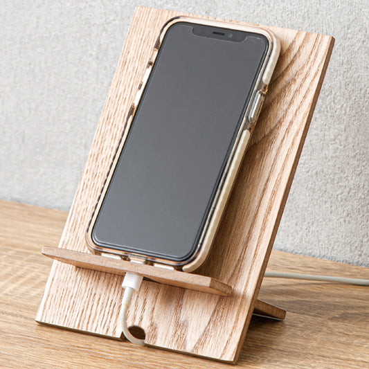 【家居】木製手機支架