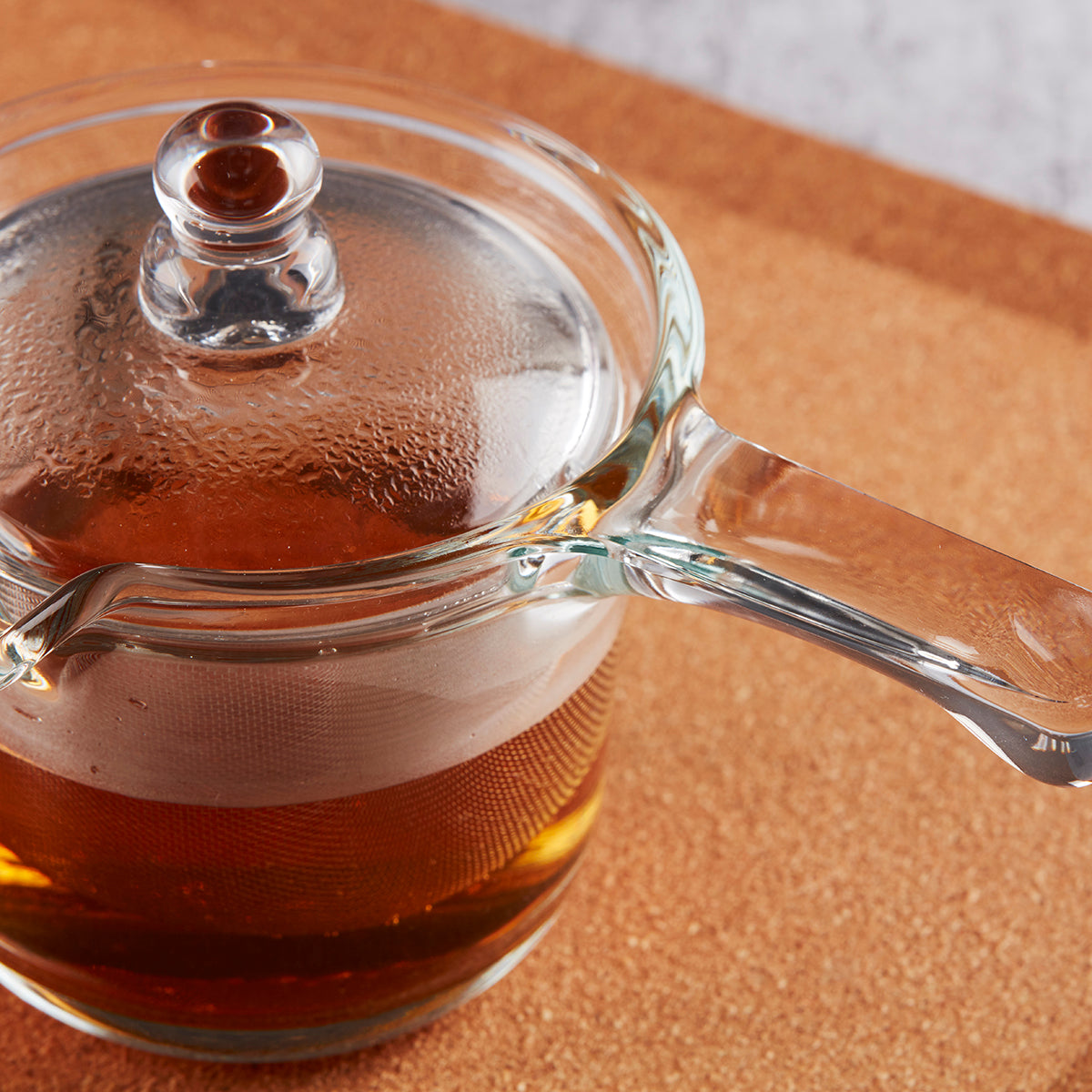 【家居】耐熱玻璃日式單柄茶壺